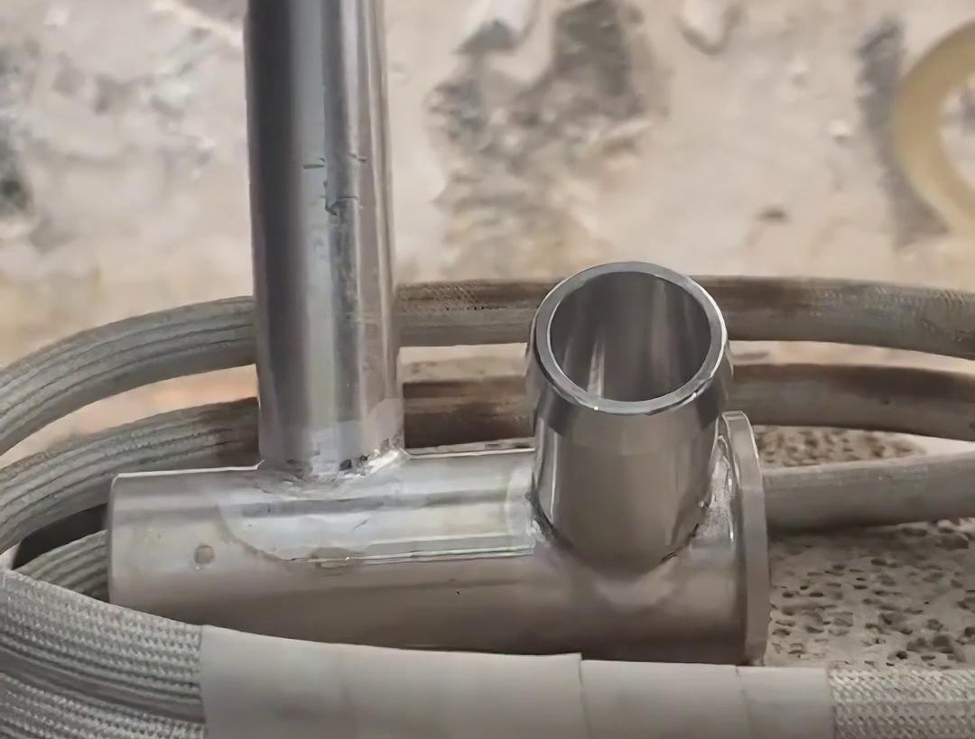 汽車空調(diào)管路鋁壓板，鋁管鋁件感應(yīng)焊接用高頻焊機(jī)